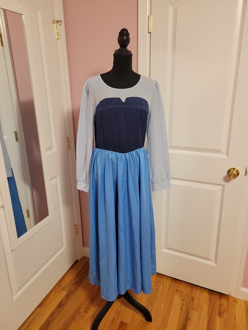 Like New Maisolly Ariel Kiss The Girl Blue Costume Dress Disney Cosplay- M